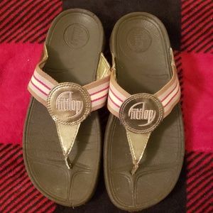 Fitflop thong sandal wedge